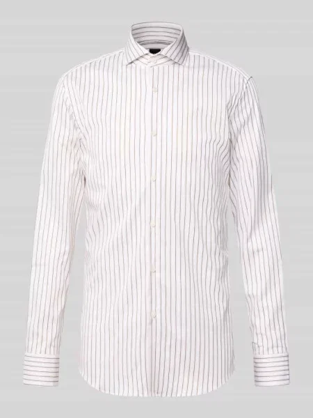 Koszula o kroju slim fit z mieszanki bawełny koszula biznesowa model HANK' Boss