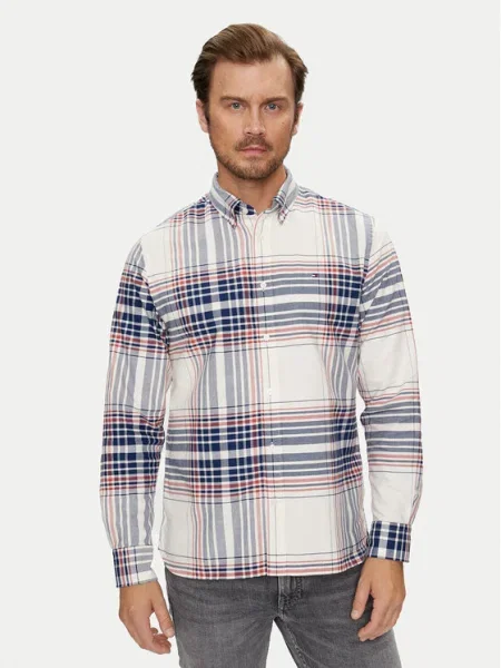 Tommy Hilfiger Cămașă OXFORD CHECK bej