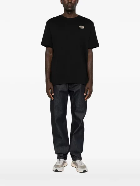 Tricou The North Face cu imagine negru