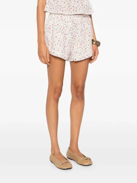 Pantaloni scurți Posse cu model floral cu imagine