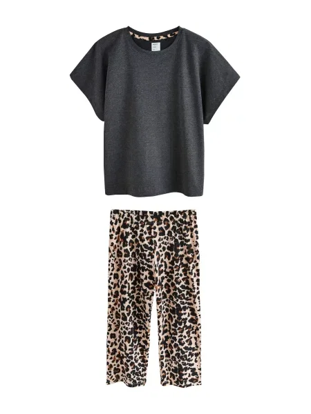 Next Pijama / maro / gri bej