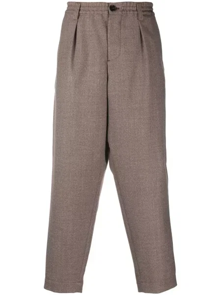 Pantaloni Marni de lână maro