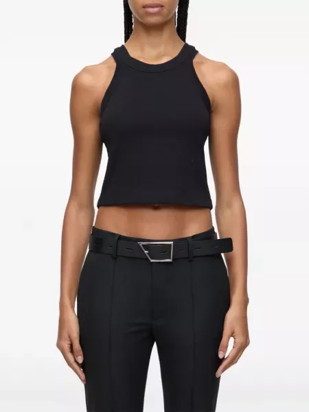 Decupat top Closed negru