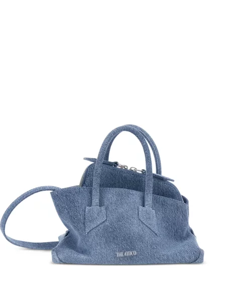 Geantă shopper The Attico cu imagine albastru