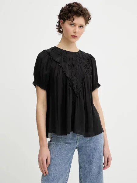 MUNTHE bluză PERILLA uni negru