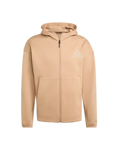 ADIDAS SPORTSWEAR Športová mikina so Z.N.E. / svetlosivá béžová