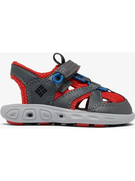 Sandały Columbia Techsun Wave Ciemnoszare Baby Red 28 szare