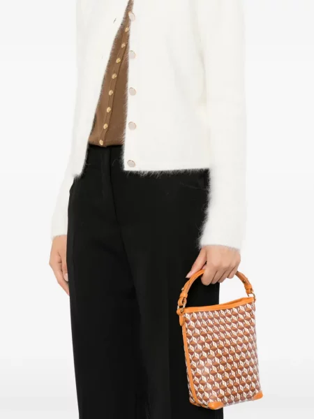 Geantă shopper Anya Hindmarch maro