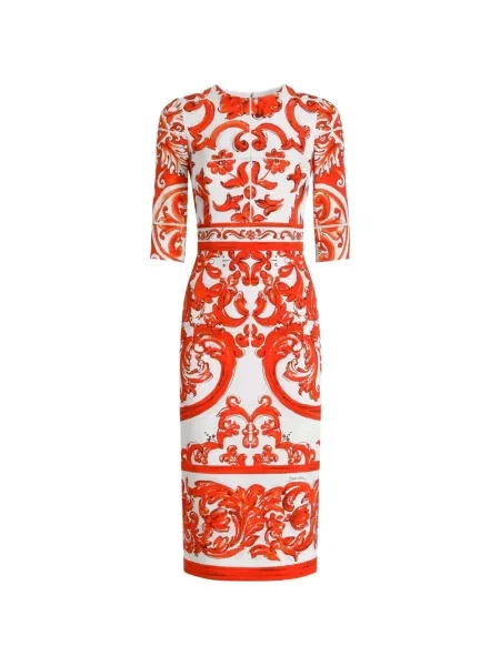 Rochie Dolce & Gabbana cu imagine alb