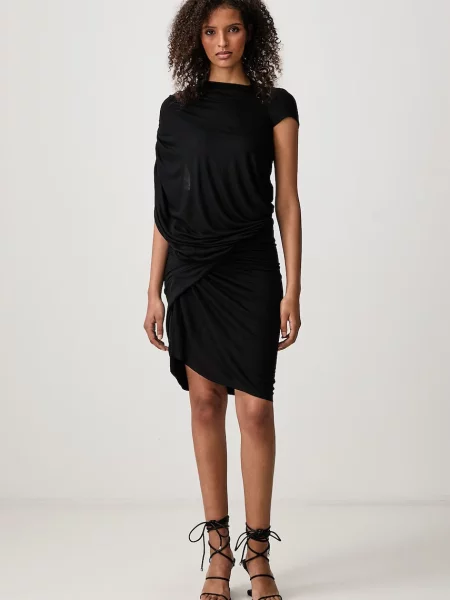 Rick Owens Lilies Ares rochie simplă din vâscoză