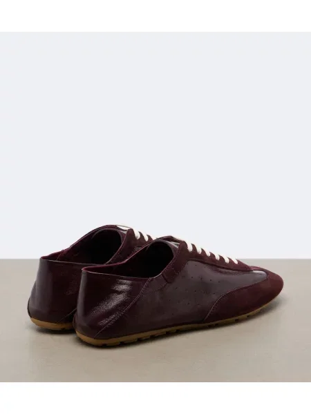 Sneakerși Saint Laurent din piele de căprioară