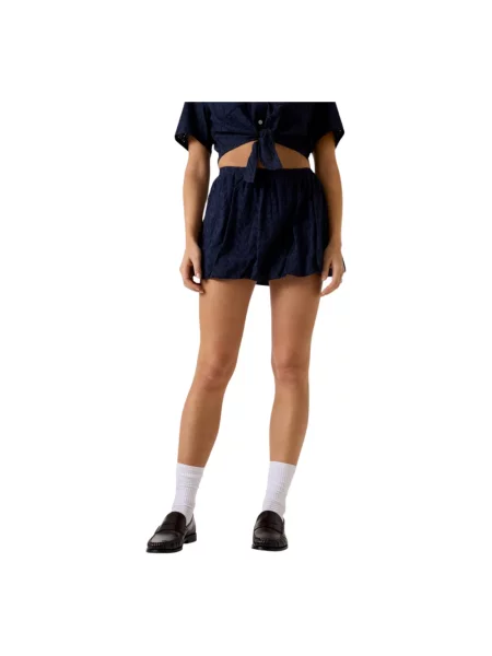 Guess Spódnice Kobieta Niebieski S Bubble mini skirt granatowa