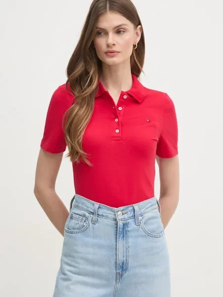 Tommy Hilfiger polo czerwona
