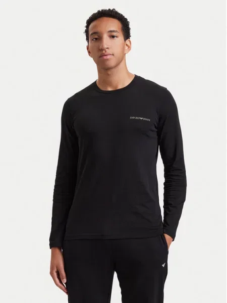 Emporio Armani Tričko světle šedá černá