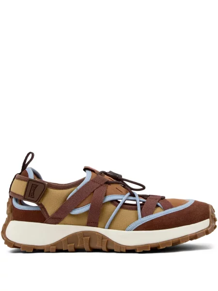 Sneakerși Camper cu bretele maro