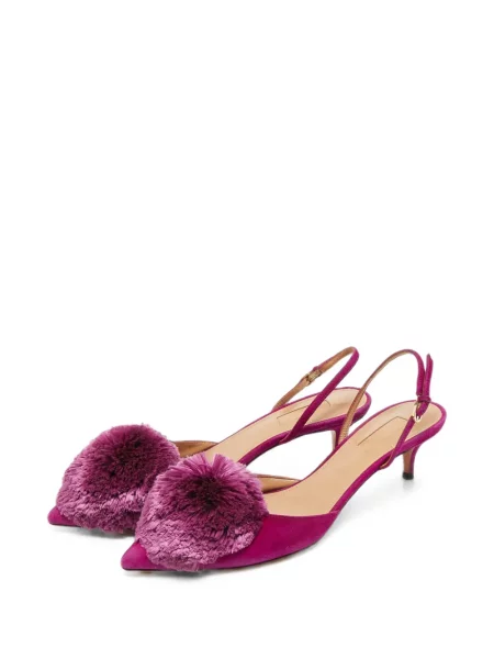 Pantofi cu toc Aquazzura slingback roz