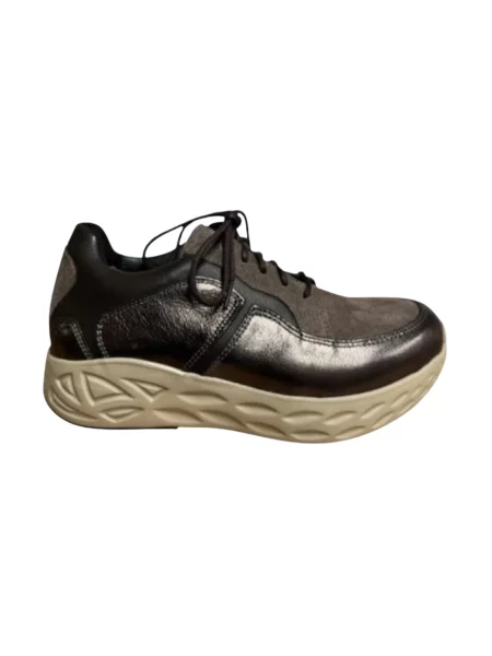 Sneakersy Wolky skórzane brązowe