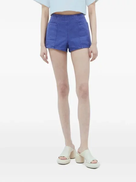 Pantaloni scurți Max Mara albastru