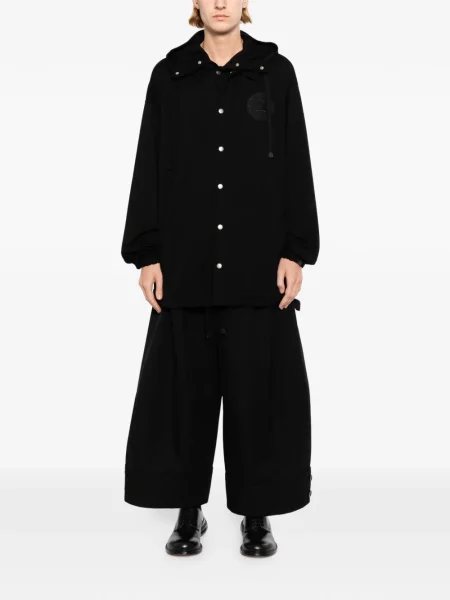 Скейт & стрийт яке с качулка Dover Street Market с качулка черно