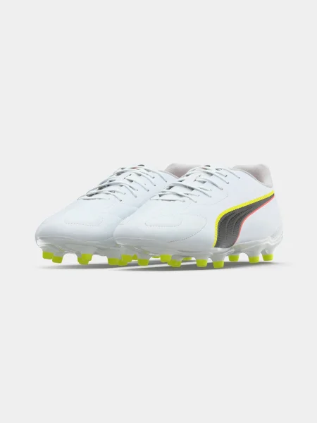 PUMA Futbolo bateliai KING 20 PLAY geltona / raudona / juoda balta