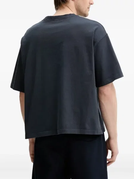 Tricou Barena cu broderie albastru