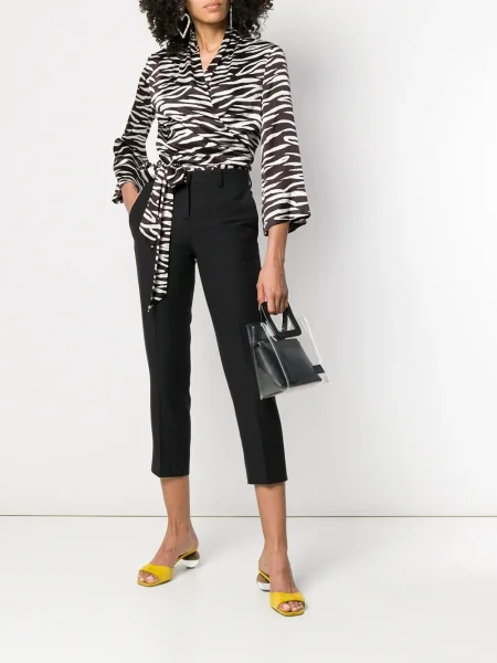 Cropp pantaloni Love Moschino negru