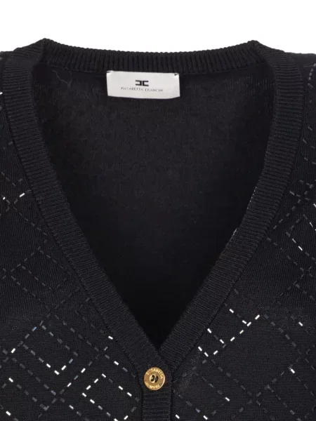 Cardigan Elisabetta Franchi negru