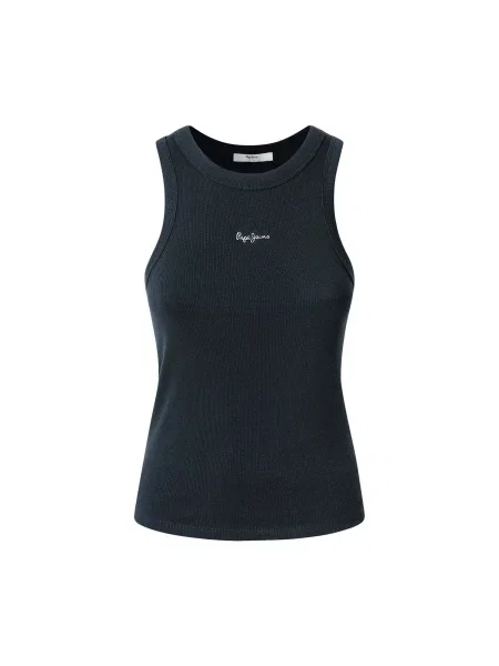 Pepe Jeans Top Marian albastru marin alb