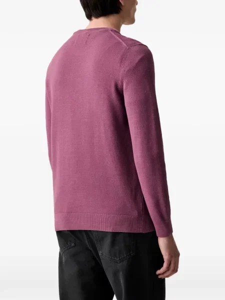 Pulover Marc O'polo cu broderie violet