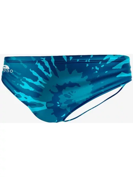 Kąpielówki Turbo Khaki Tie Dye Brief XL niebieskie