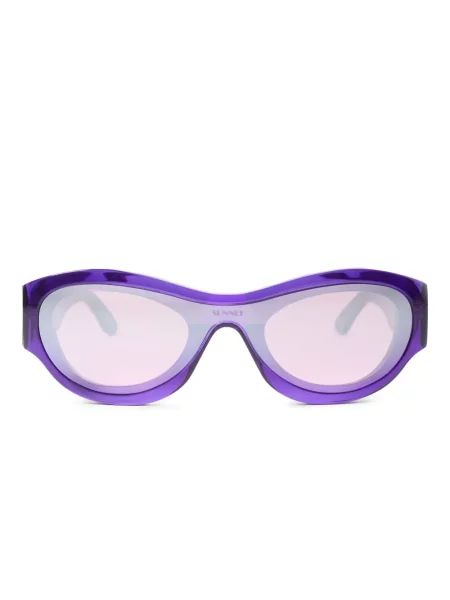 Ochelari de soare Sunnei cu imprimeu geometric violet
