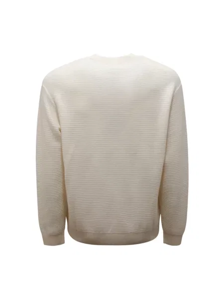 Sweter Emporio Armani wełniany biały