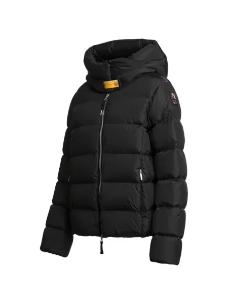 Geacă cu puf Parajumpers cu glugă negru