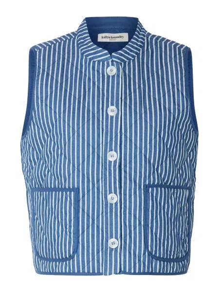 Lollys Laundry Vestă Cairo albastru alb