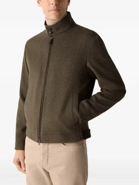 Geacă Zegna de lână verde