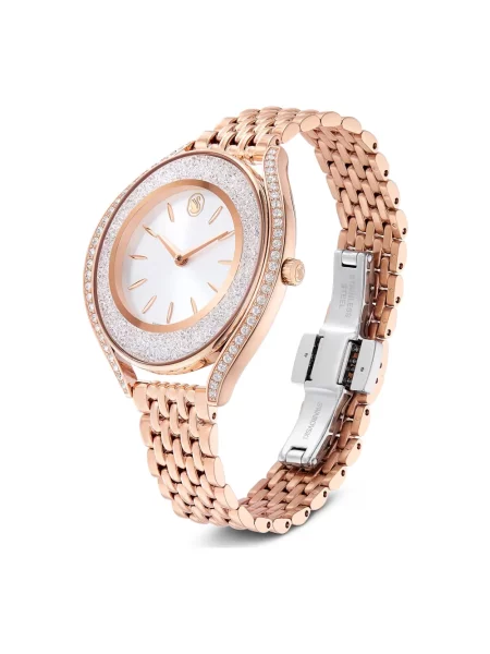 Swarovski Akcesoria Kobieta ONE SIZE Zegarek Bransoletka Kryształowa w Kolorze Różowego Złota różowy