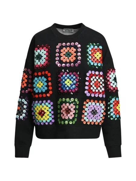 Hanorac Essentiel Antwerp cu paiete negru