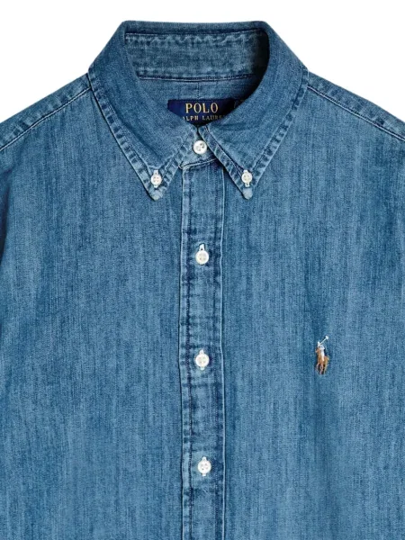 Patentni zatvarač na pola hlače Polo Ralph Lauren karirane s vezom žuta