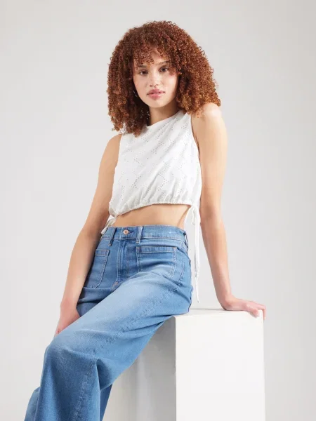 VERO MODA Top VMKIM' alb
