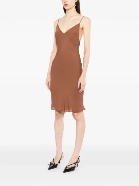 Rochie lejeră Kiki De Montparnasse maro