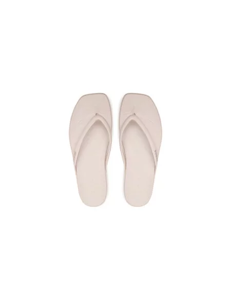 Žabky Crocs Miami Square Flatform Flip hnedá