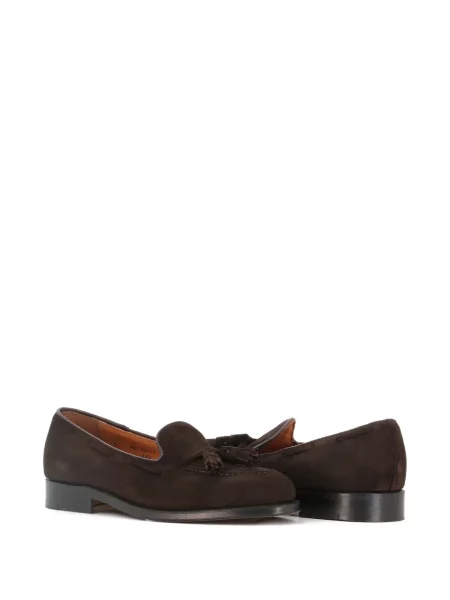 Pantofi loafer Alden din piele de căprioară maro