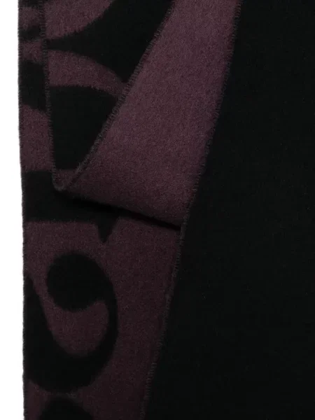 Κασκόλ Vivienne Westwood με κρόσσια μαύρο