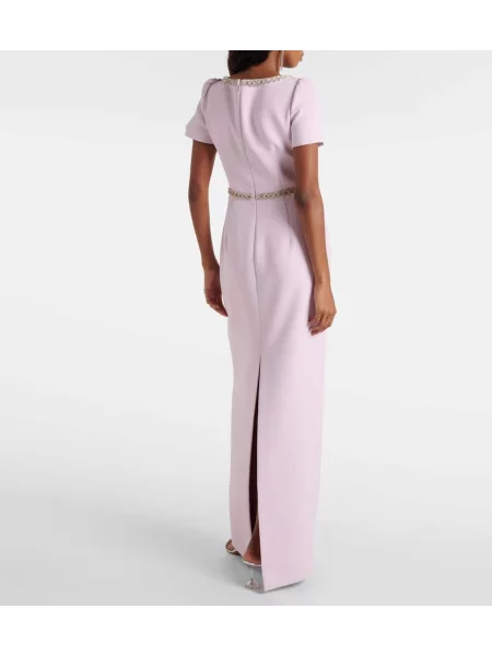 Rochie Self-portrait de cristal roz