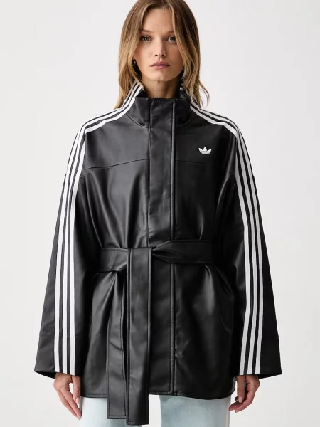 Adidas Originals kurtka z imitacji skóry Adilenium Season 6 Pleather Jacket czarna