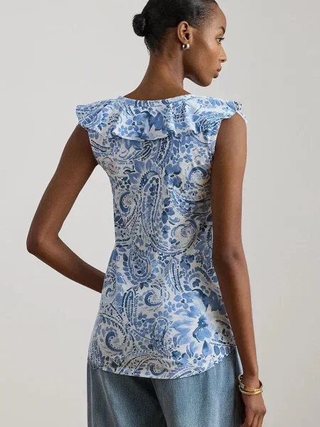 Lauren Ralph Lauren блузка із рюшами