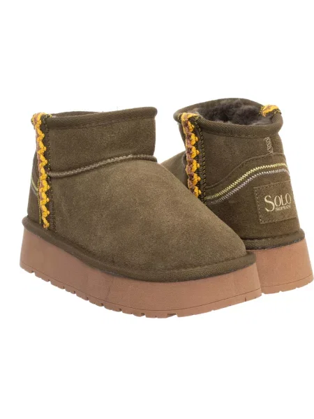 Botine Solo Soprani Couture maro