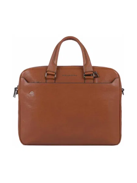 Torba na laptopa Piquadro brązowa