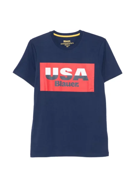 Tricou Blauer cu imagine albastru