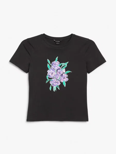 Футболка Monki черная